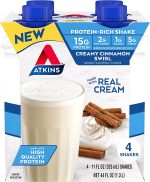 Atkins Strawberry Protein-Rich Shake, Gluten Free, Keto-Friendly, 12 Count